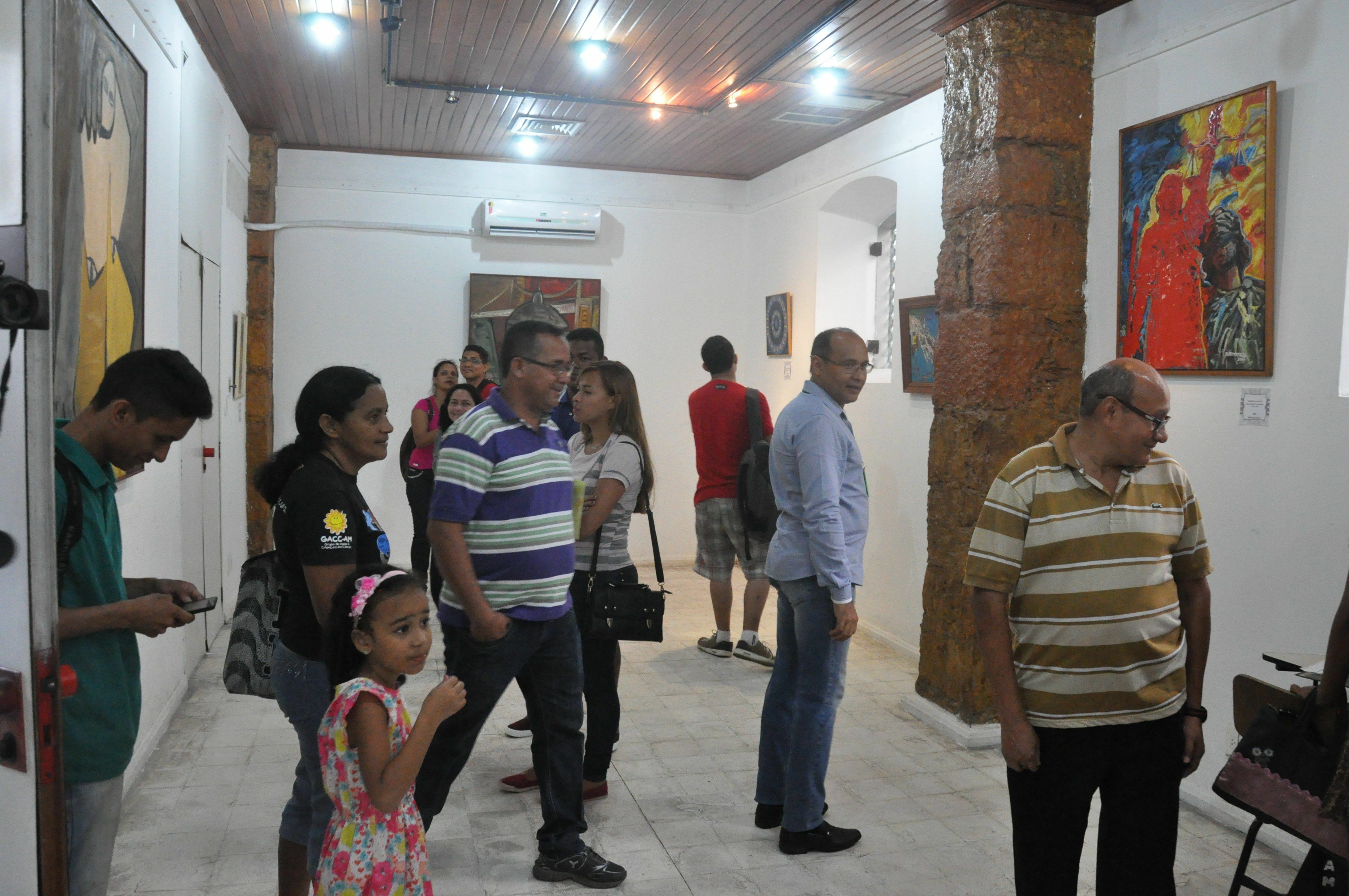 Atualmente, obras de artistas amazonenses estão em exposição na Galeria do CAUA